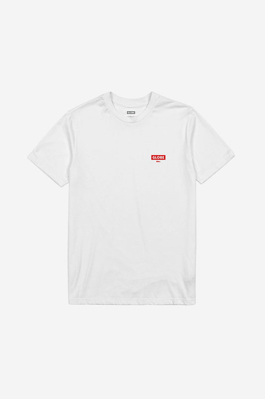 Globe Brand Living Low Velocity Tee - White/Red