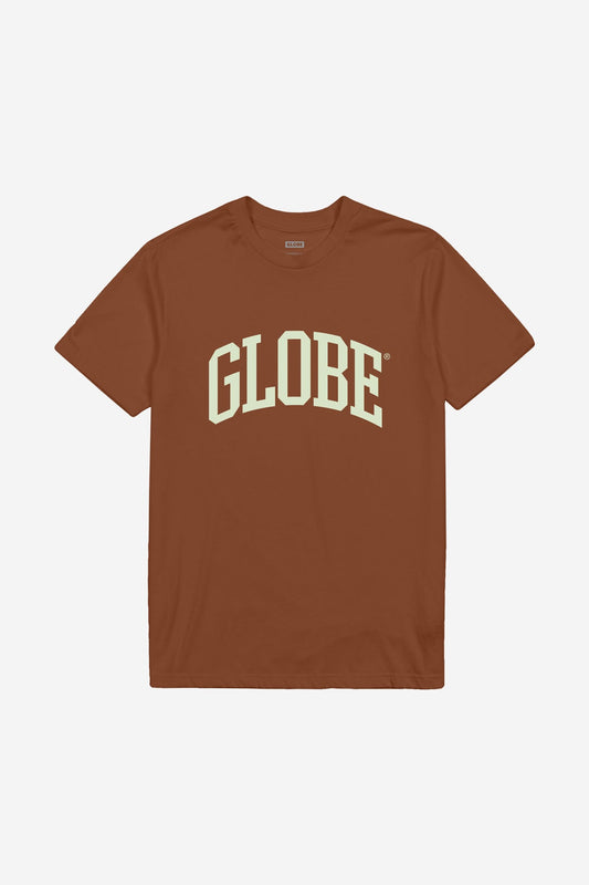 Globe Brand Varsity Tee - CHESTNUT