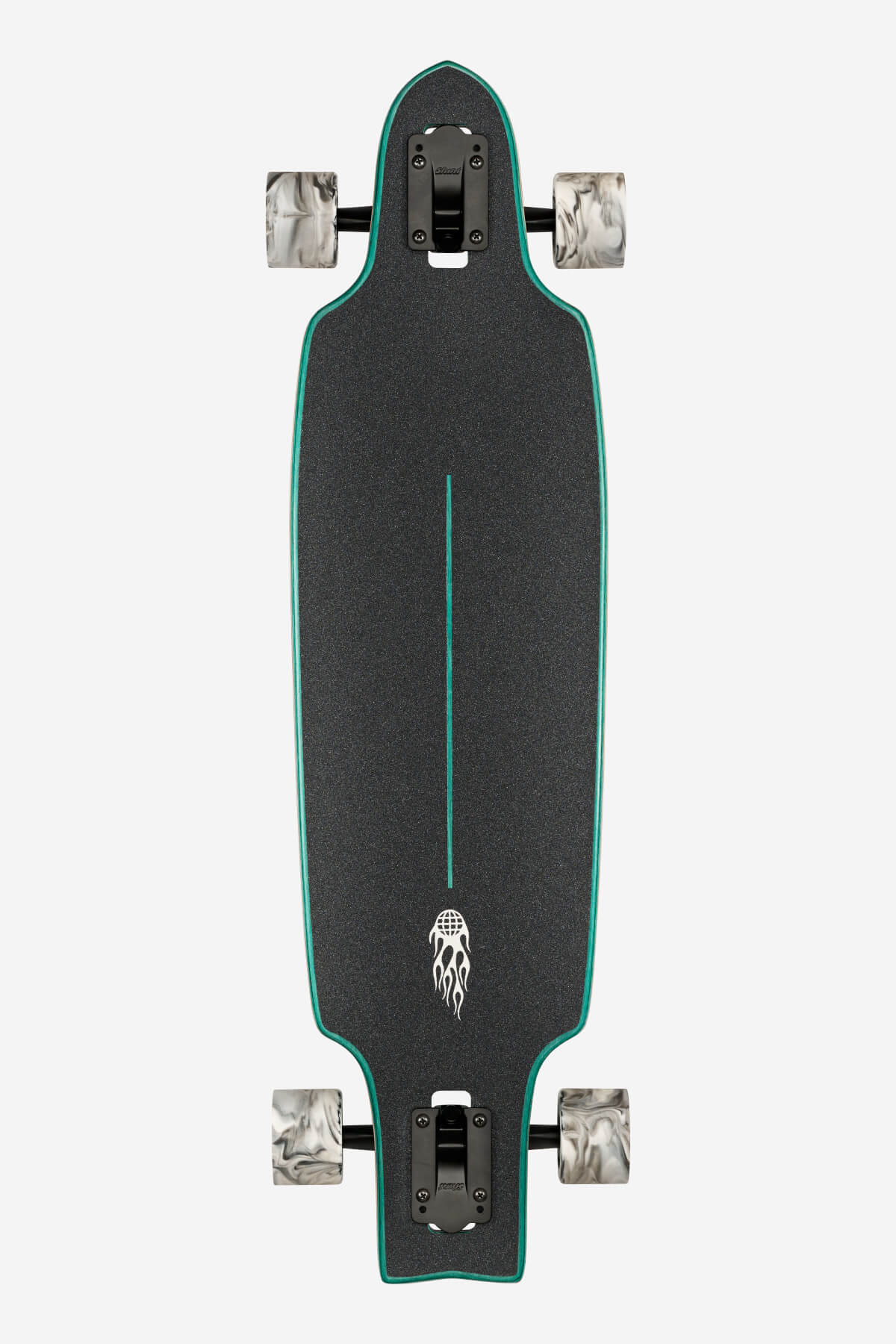 Globe Brand Prowler Mid - Green Flames