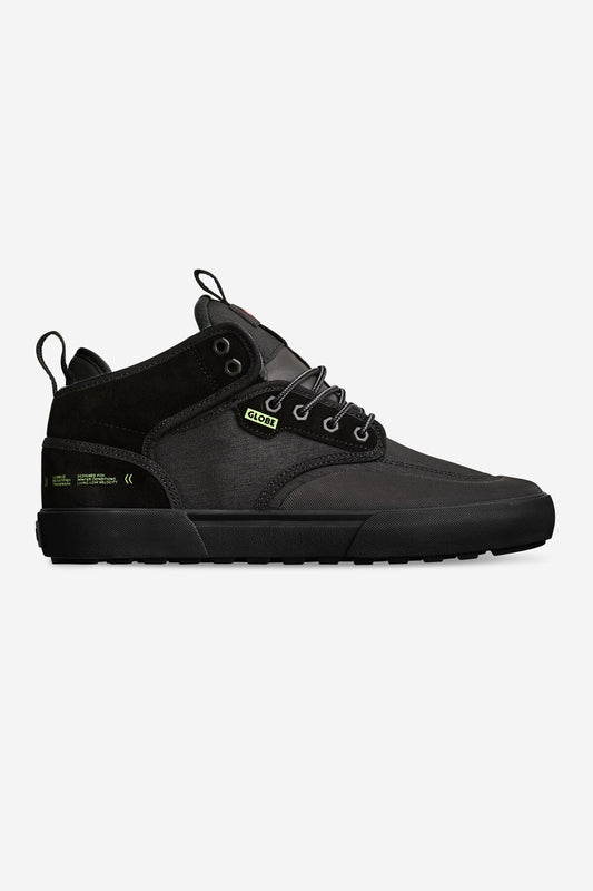 Globe Brand Motley Mid - Black/Lime/Summit