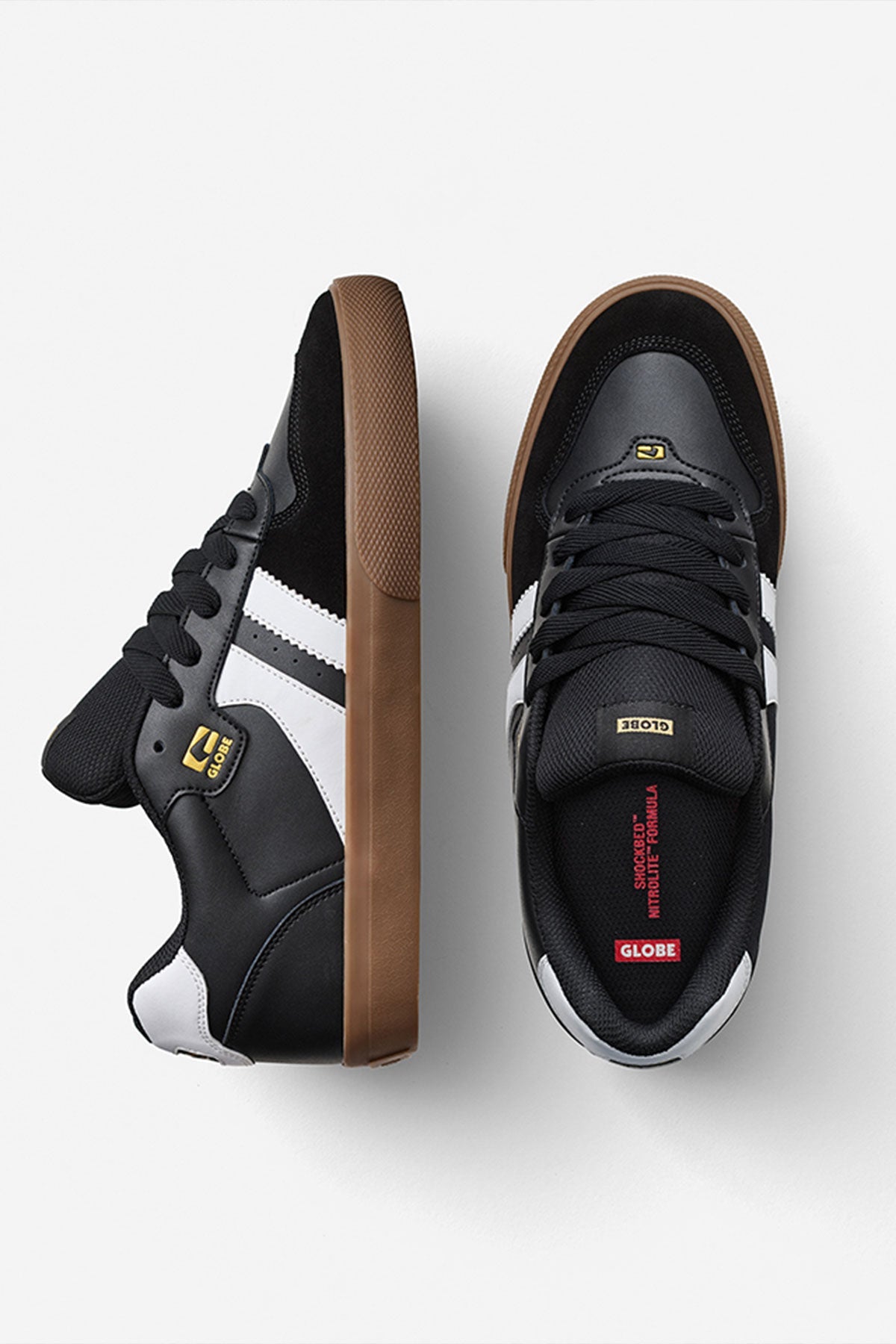 Globe Brand Encore-2 - Black/White/Tobacco