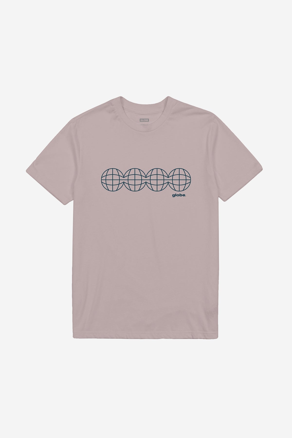 Globe Brand Origin Tee - DUSTY MAUVE