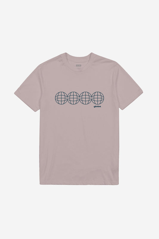 Globe Brand Origin Tee - DUSTY MAUVE