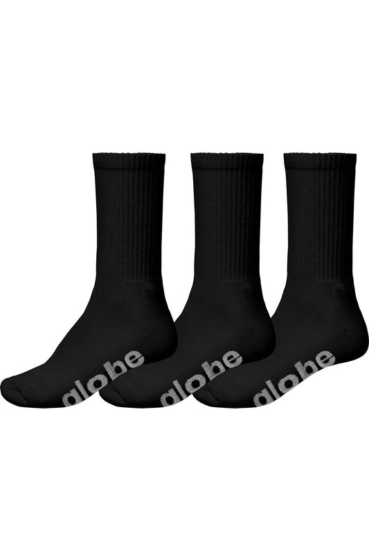 Globe Brand OG Stealth Crew 3 Pk with Case - Black